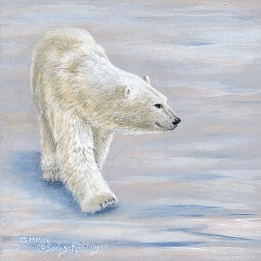 Polar Stroll - Polar Bear by Cindy Sorley-Keichinger