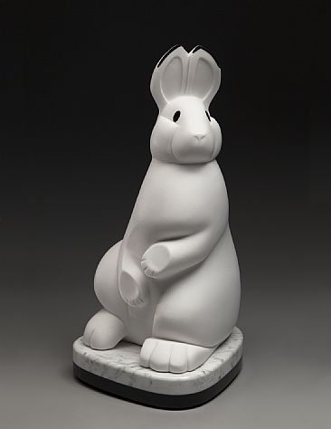 Big Feet - Snowshoe Hare by Ellen Woodbury