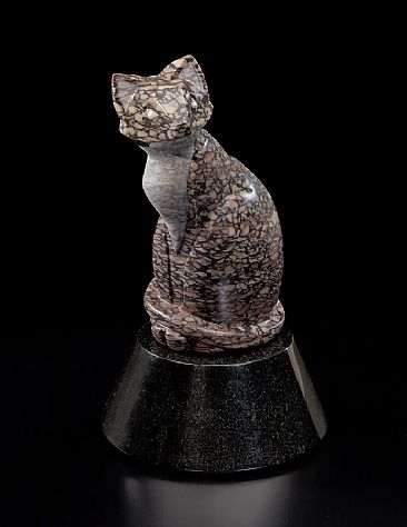 Chat Tachete - The Speckled Cat. by Ellen Woodbury