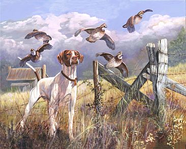 Bird dog - Painting Art by Taylor White