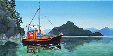 The Polish Girl - Ocean - Boat by Jason Kamin