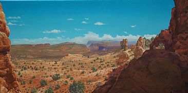 The Other Side of the Window - Desert - Landscape - Utah - Arches national Park by Jason Kamin