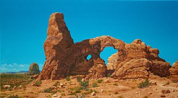 Turret Arch - Desert Landscape - Utah - Arches National Park by Jason Kamin