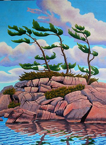 Windswept - Canadian Lanscape by Linda Sorensen