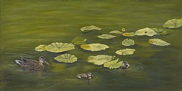 Water Wings - Mallard Ducks by Patricia Mansell