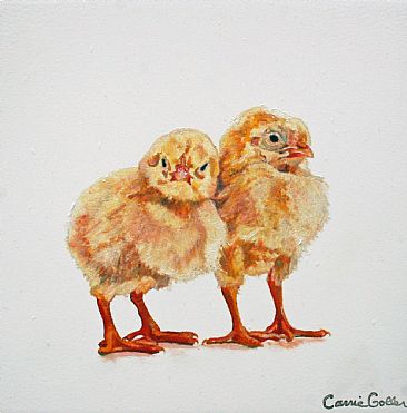 Chiquitas - Chickens by Carrie Goller