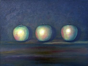 Grannies - Apples still life by Carrie Goller