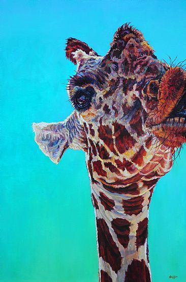 CHEEKY GINA - www.griffingallery.org, Giraffe by Patricia Griffin
