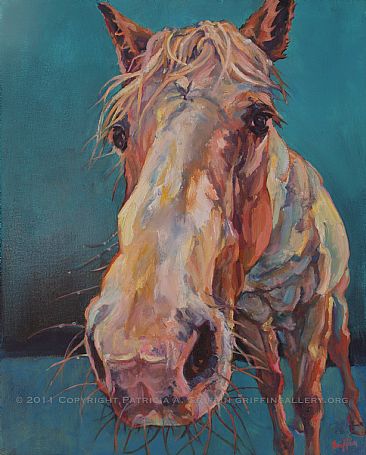 DEW DROP - www.griffingallery.org,horse by Patricia Griffin