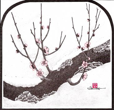 Ume - Plum Blossom by Solveig Nordwall