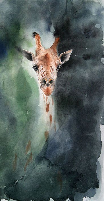 devastation 3 - Giraffe by Norbert Gramer