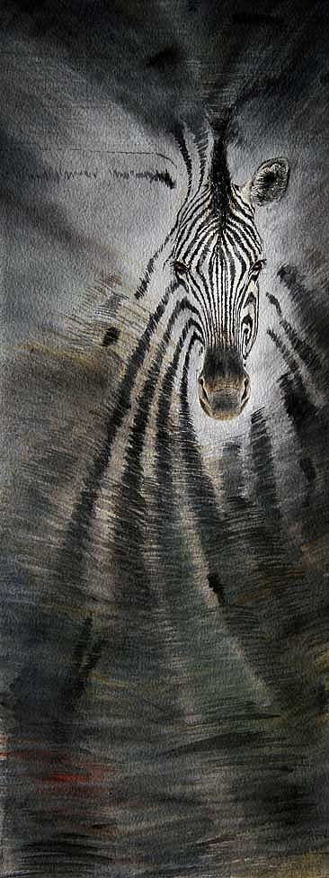devastation 1 - Zebra by Norbert Gramer