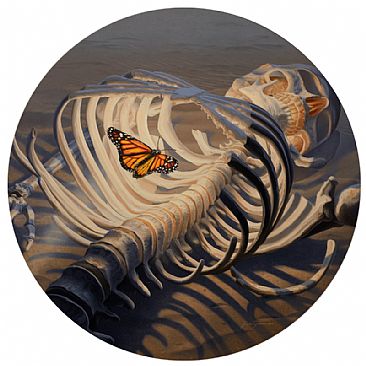 Can These Bones Live? - Monarch Butterfly by Josh Tiessen