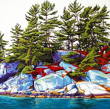 Island, Fraser Bay - Fraser Bay, Ontario by Margarethe Vanderpas