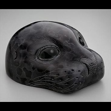 Seal Head - Harbour seal head by Craig Benson