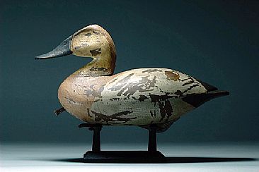 Lee Dudley style Canvasback hen contemporary antique decoy - Contemporary antique decoy by Yves Laurent