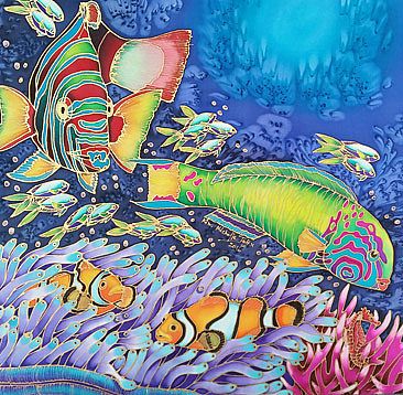 Fish Floating Free -  by Kim Toft