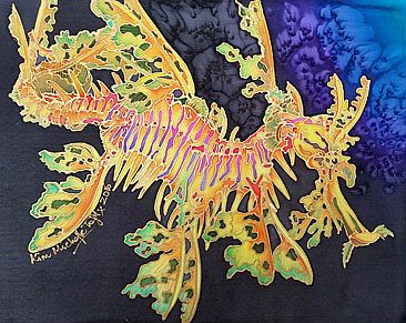 Leafy Sea Dragon - leafy sea dragon by Kim Toft