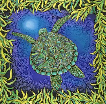Ancient Mariner - Green Sea Turtle by Kim Toft