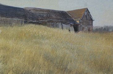 Recollections - barn by Mary Erickson