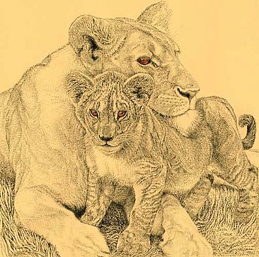 Little Lion King - Lions by Becci Crowe
