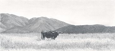 Sonoita Grasslands - Cattle by Martha Thompson