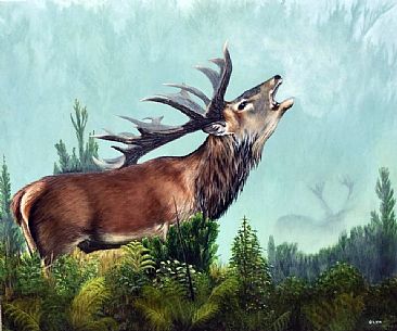 Dominion - Red Stag by Lyn Vik