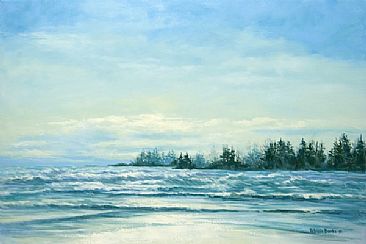 Pastel Sky - Seashore by Patricia Banks
