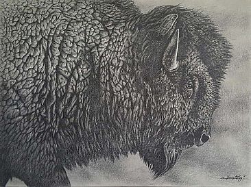 Spirit of the West - American Bison by Jerry Ragg