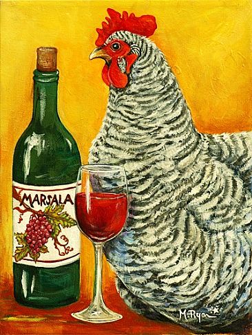 CHICKEN MARSALA - Gourmet Chicken series by Maria Ryan