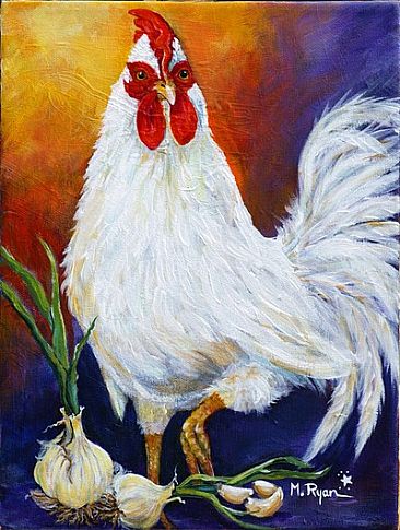 GARLIC CHICKEN - Gourmet Chicken series by Maria Ryan