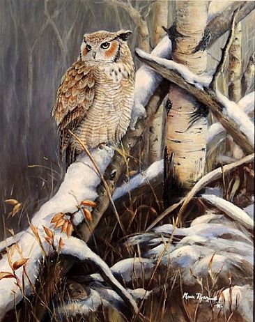 MORE THAN MEETS THE EYE - Owl and Vole by Maria Ryan