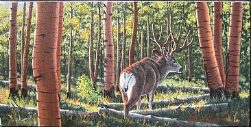 High Country Buck - Mule Deer Buck by Bill Scheidt