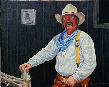 The Long Arm of the Law - Deputy sheriff by Bill Scheidt
