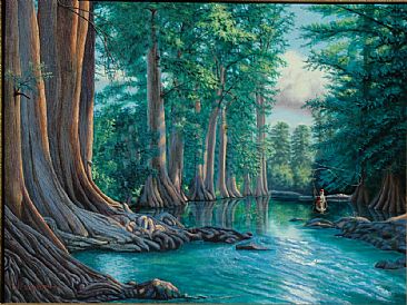 Heaven on the Guadalupe - Fly fishing on the Guadalupe River by Bill Scheidt