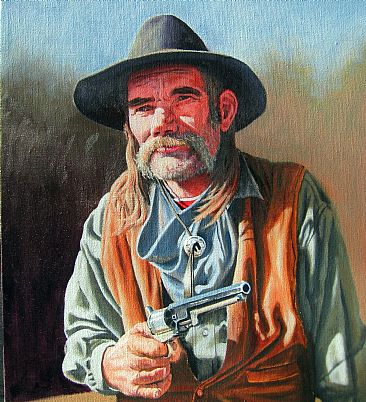 Deadeye - Cowboy by Bill Scheidt