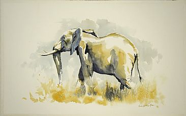 Big Five Ellie - African Elephant by Karen Laurence-Rowe