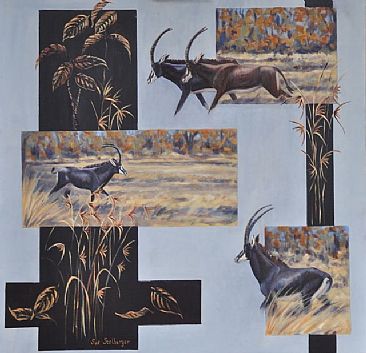 Sable design -  African Antelope by Sue Stolberger