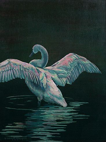 Swan Stretch -  by Candy McManiman