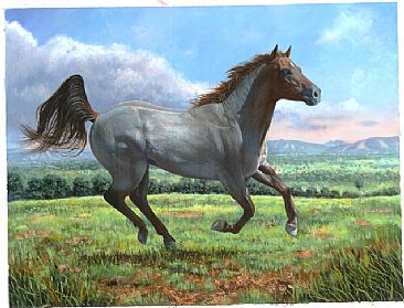 Potro - horse by Eleazar Saenz