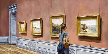 The Art Student - National Gallery - Smithsonian by Linda Besse