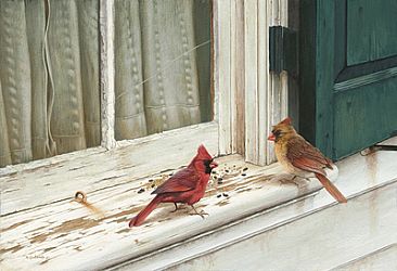 The Homebodies - Cardinals by Ron Orlando