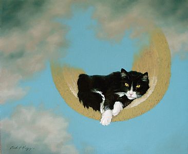 Boots In The Moon - cat by Linda Herzog
