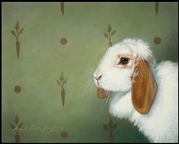 Tink - flop ear rabbit, rabbit by Linda Herzog