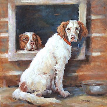End Of The Season - Dogs by Peggy Watkins