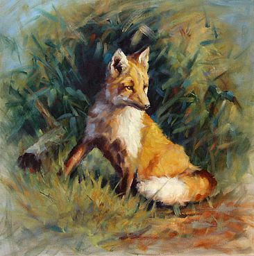 Fox Den - Fox by Peggy Watkins