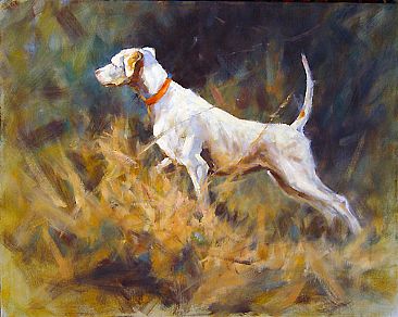 On The Rise - Dog by Peggy Watkins