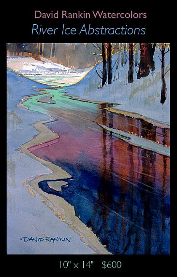 River Ice Abstractions -  by David Rankin