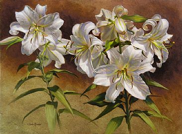 Dancing in the Light - lily by Linda Rossin