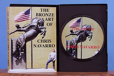 THE BRONZE ART OF CHRIS NAVARRO  - DVD  by Chris Navarro